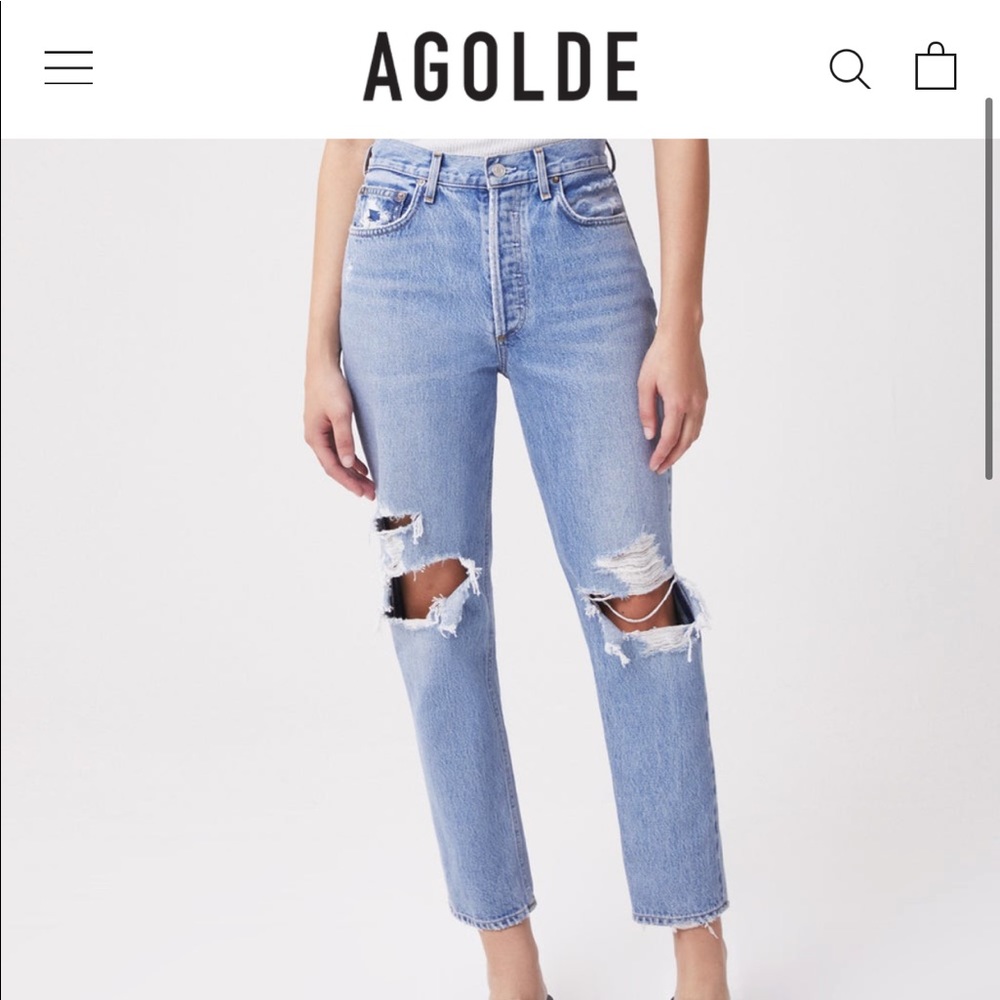 AGOLDE straight leg jeans size 26